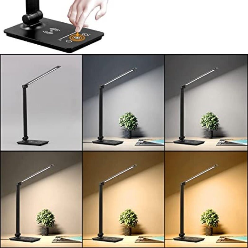 LED Bordlampe med Trådløs Lading og Justerbar Lysstyrke 1