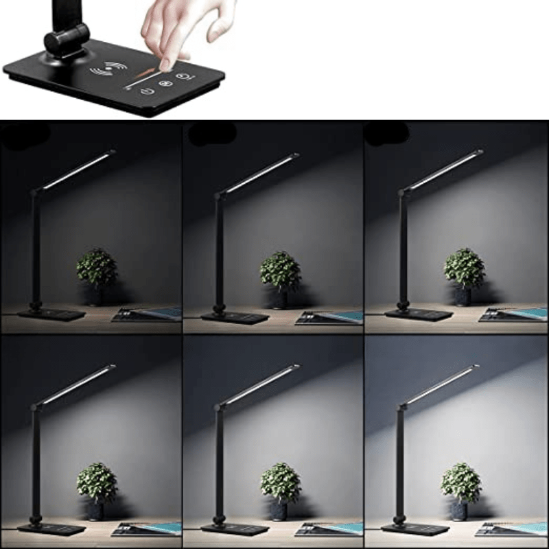 LED Bordlampe med Trådløs Lading og Justerbar Lysstyrke 2