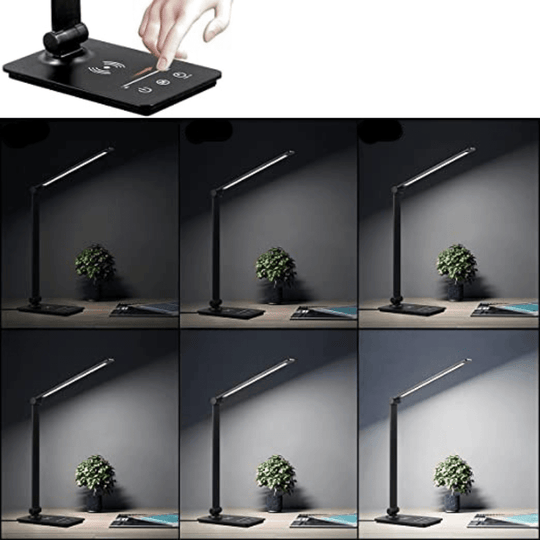 LED Bordlampe med Trådløs Lading og Justerbar Lysstyrke 2