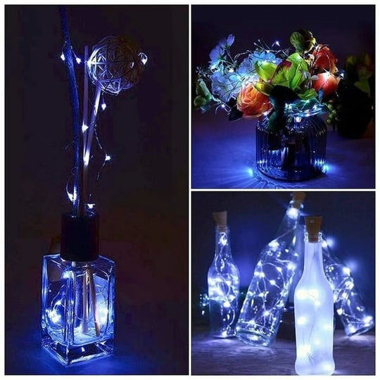 LED Flaskelys Kork Nattlampe for Dekorasjon 10