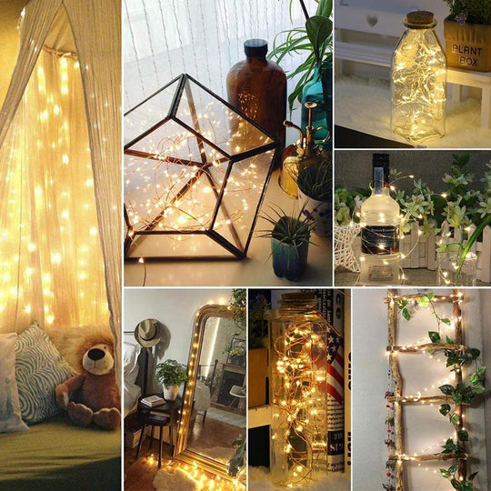 LED Flaskelys Kork Nattlampe for Dekorasjon 6