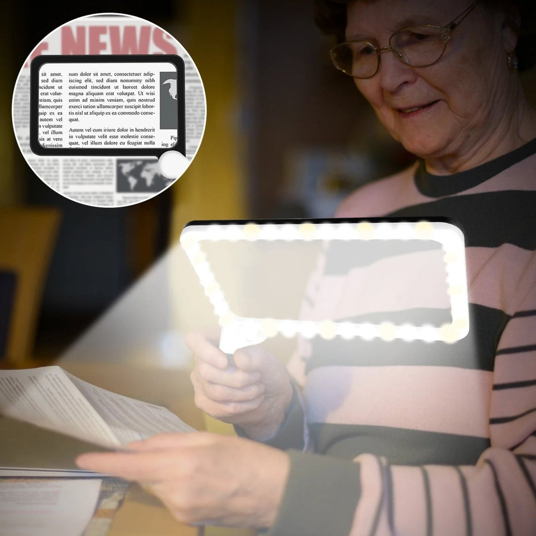 LED Håndforstørrelsesglass med 5x Forstørrelse 2