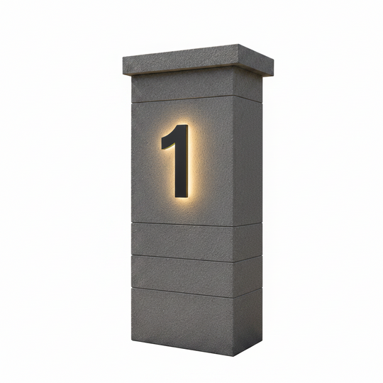 LED Husnummer for Moderne Hjem 0