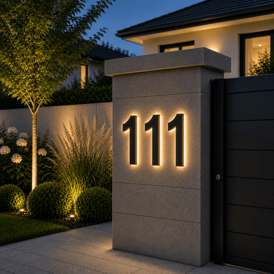 LED Husnummer for Moderne Hjem 1