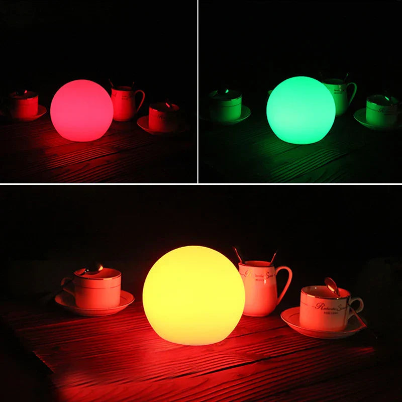 LED Kulebordlampe med Dynamisk Fargeendring 6