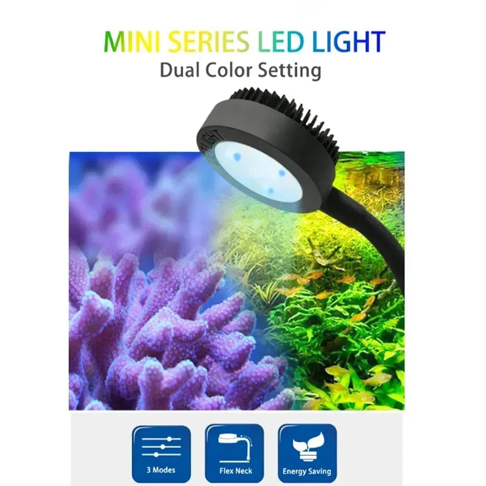 LED Lampe for Akvarium med Full Spektrum 0