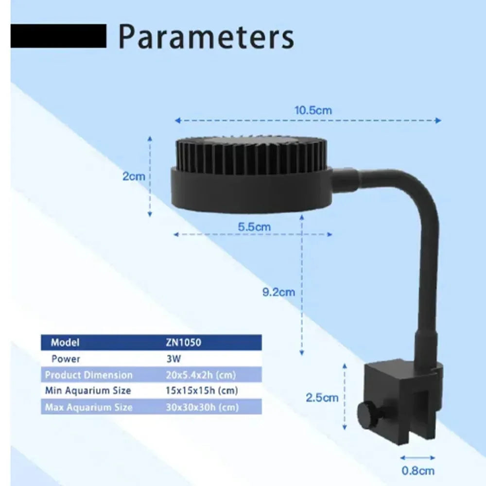 LED Lampe for Akvarium med Full Spektrum 3