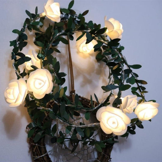 LED Lyslenke med Blomsterdesign for Romdekorasjon 2
