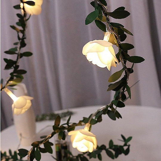 LED Lyslenke med Blomsterdesign for Romdekorasjon 5
