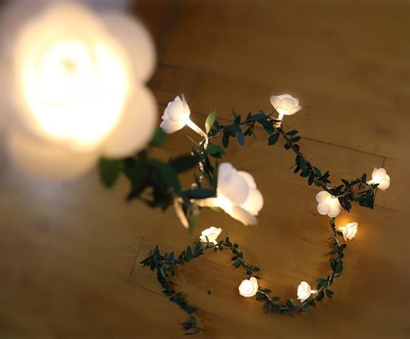 LED Lyslenke med Blomsterdesign for Romdekorasjon 6
