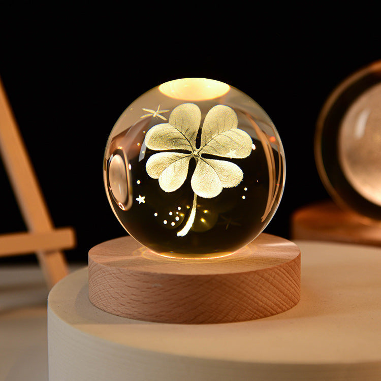 LED Nattlys 3D Galaxy Design Moderne Minimalisme 0