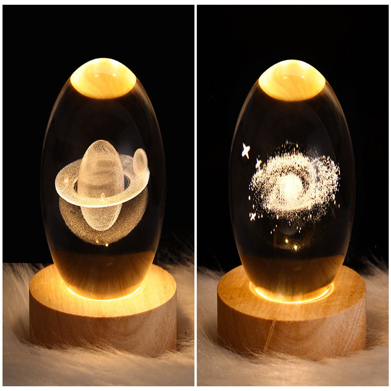 LED Nattlys 3D Galaxy Design Moderne Minimalisme 28