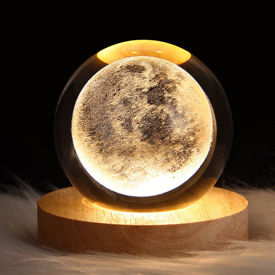LED Nattlys 3D Galaxy Design Moderne Minimalisme 3
