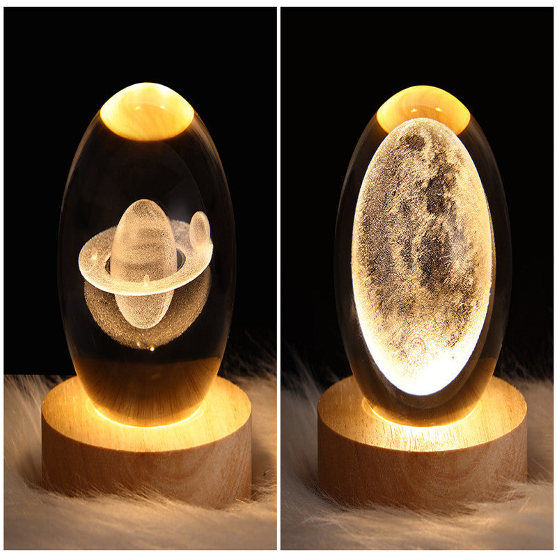 LED Nattlys 3D Galaxy Design Moderne Minimalisme 31
