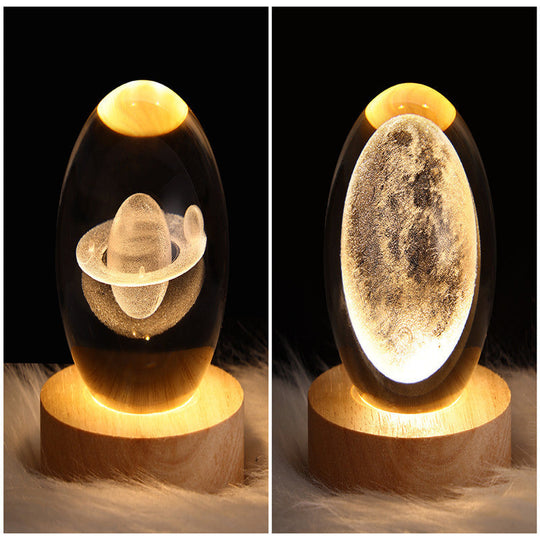 LED Nattlys 3D Galaxy Design Moderne Minimalisme 31
