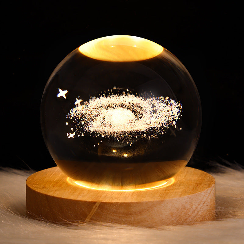 LED Nattlys 3D Galaxy Design Moderne Minimalisme 4