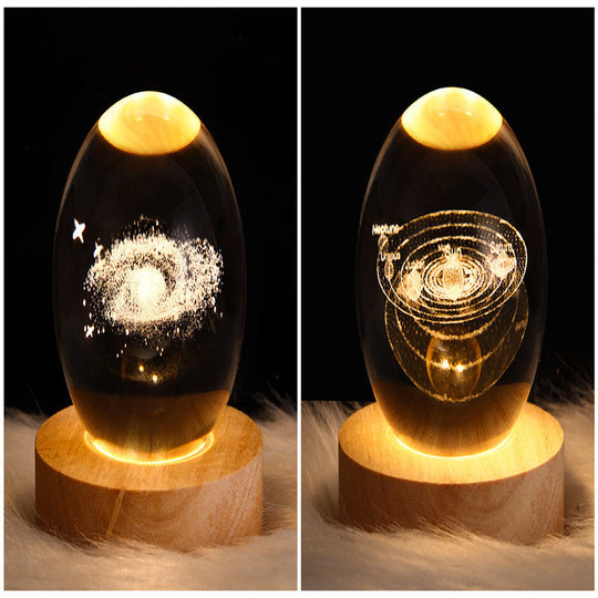 LED Nattlys 3D Galaxy Design Moderne Minimalisme 42