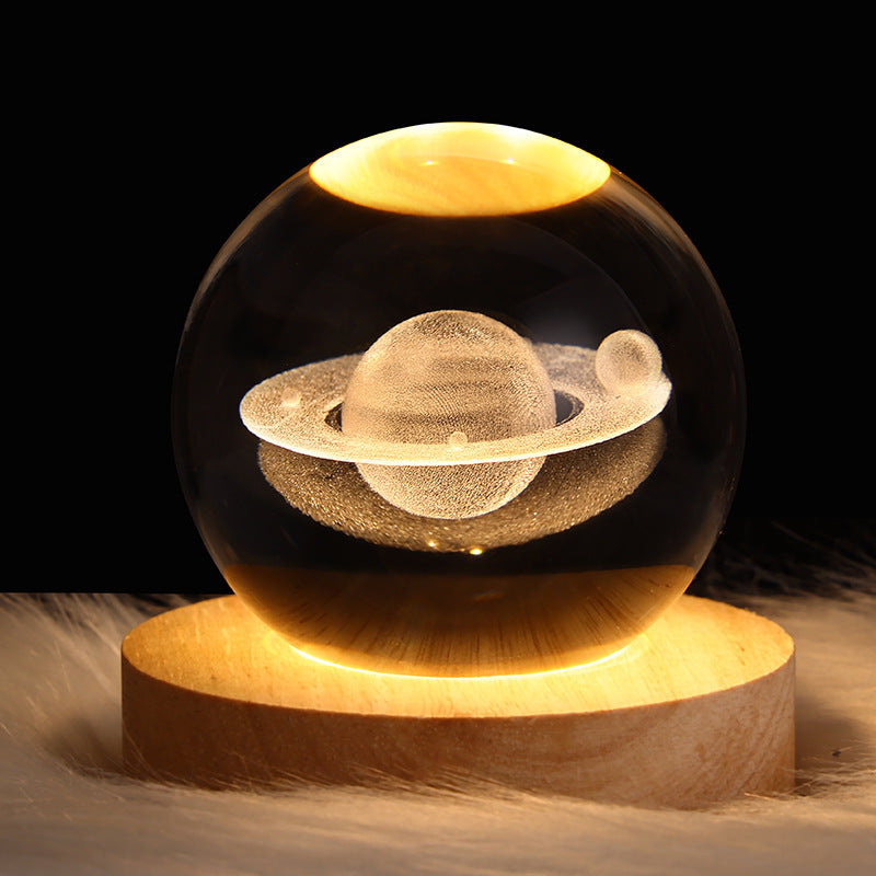 LED Nattlys 3D Galaxy Design Moderne Minimalisme 5