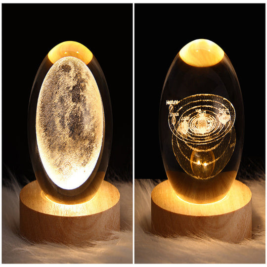 LED Nattlys 3D Galaxy Design Moderne Minimalisme 51