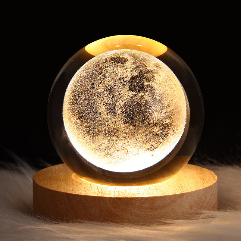 LED Nattlys 3D Galaxy Design Moderne Minimalisme 8