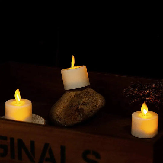 LED Tealight Candle med Bevegelig Flamme 3