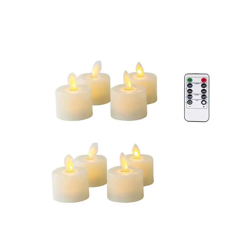 LED Tealight Candle med Bevegelig Flamme 7
