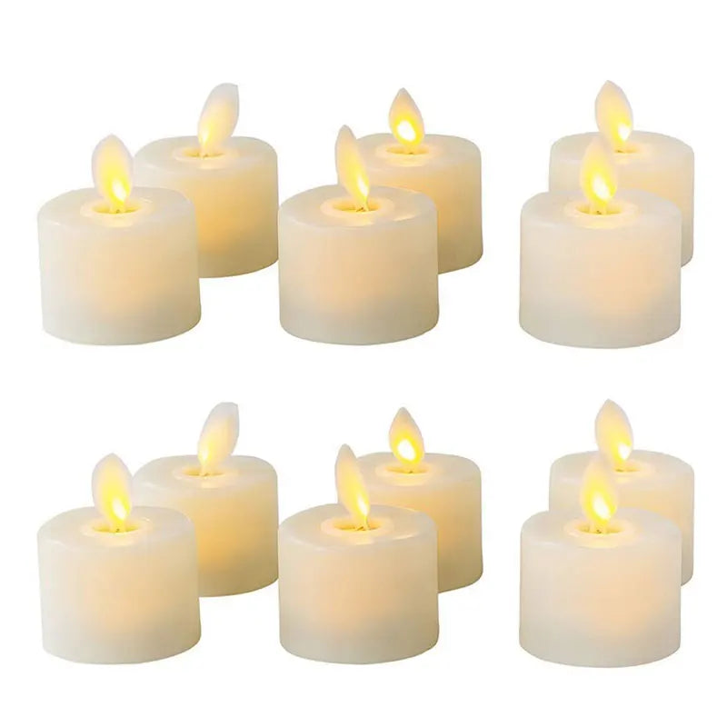 LED Tealight Candle med Bevegelig Flamme 8