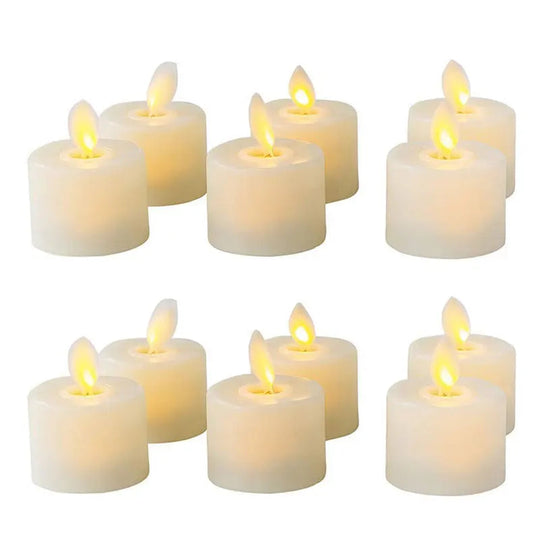 LED Tealight Candle med Bevegelig Flamme 8