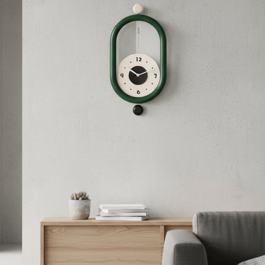 Lang Veggklokke med Moderne 3D-design 0