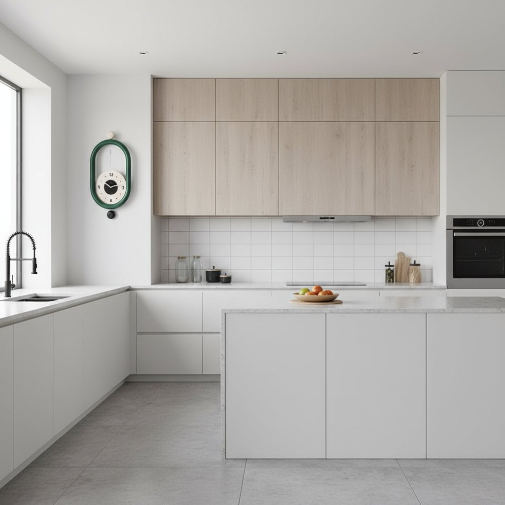 Lang Veggklokke med Moderne 3D-design 3