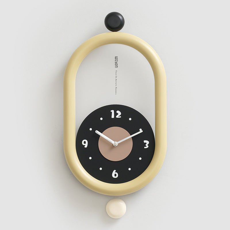 Lang Veggklokke med Moderne 3D-design 8
