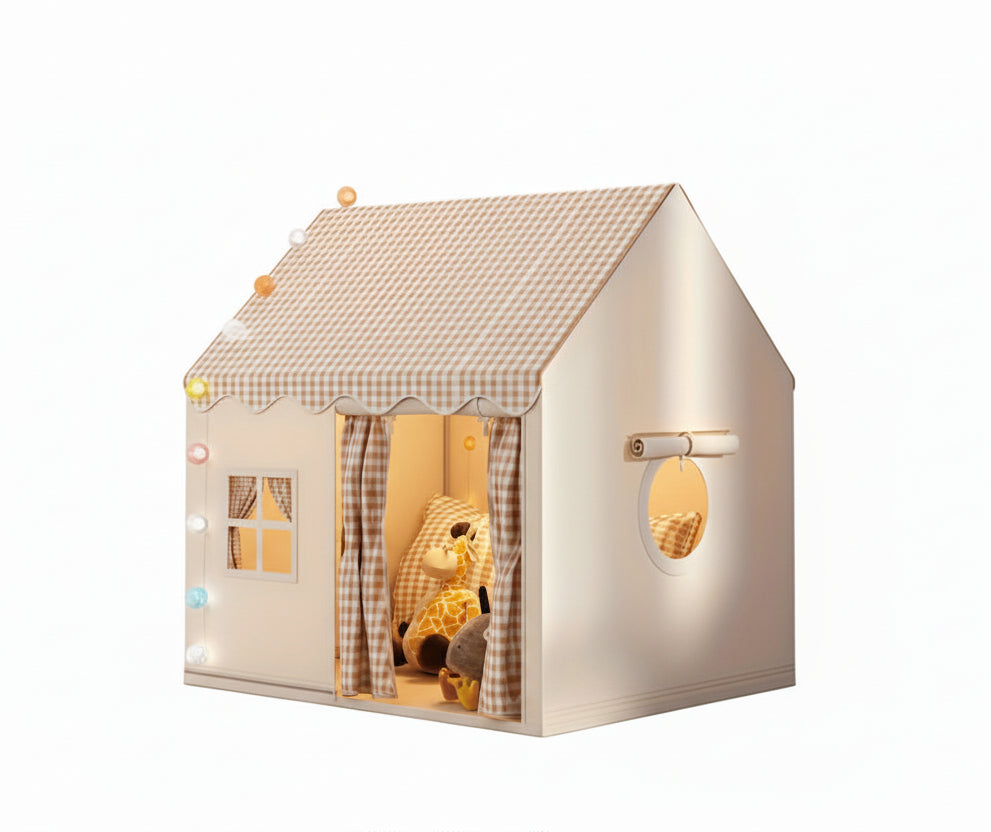 Lekehus Barn Romslig Innendørs Lekestue for Fantasifull Lek 0