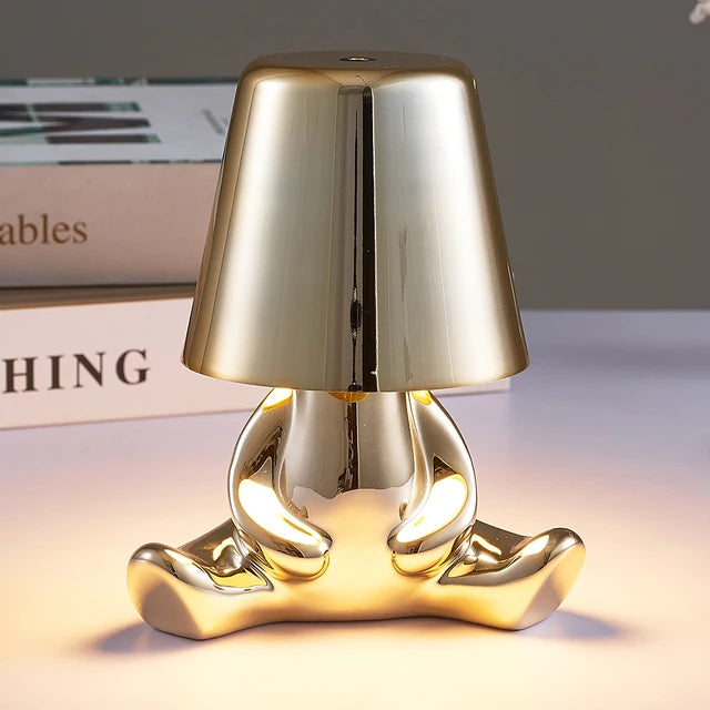 Liten Bordlampe Dimmbar for Soverommet og Hjemmet 10