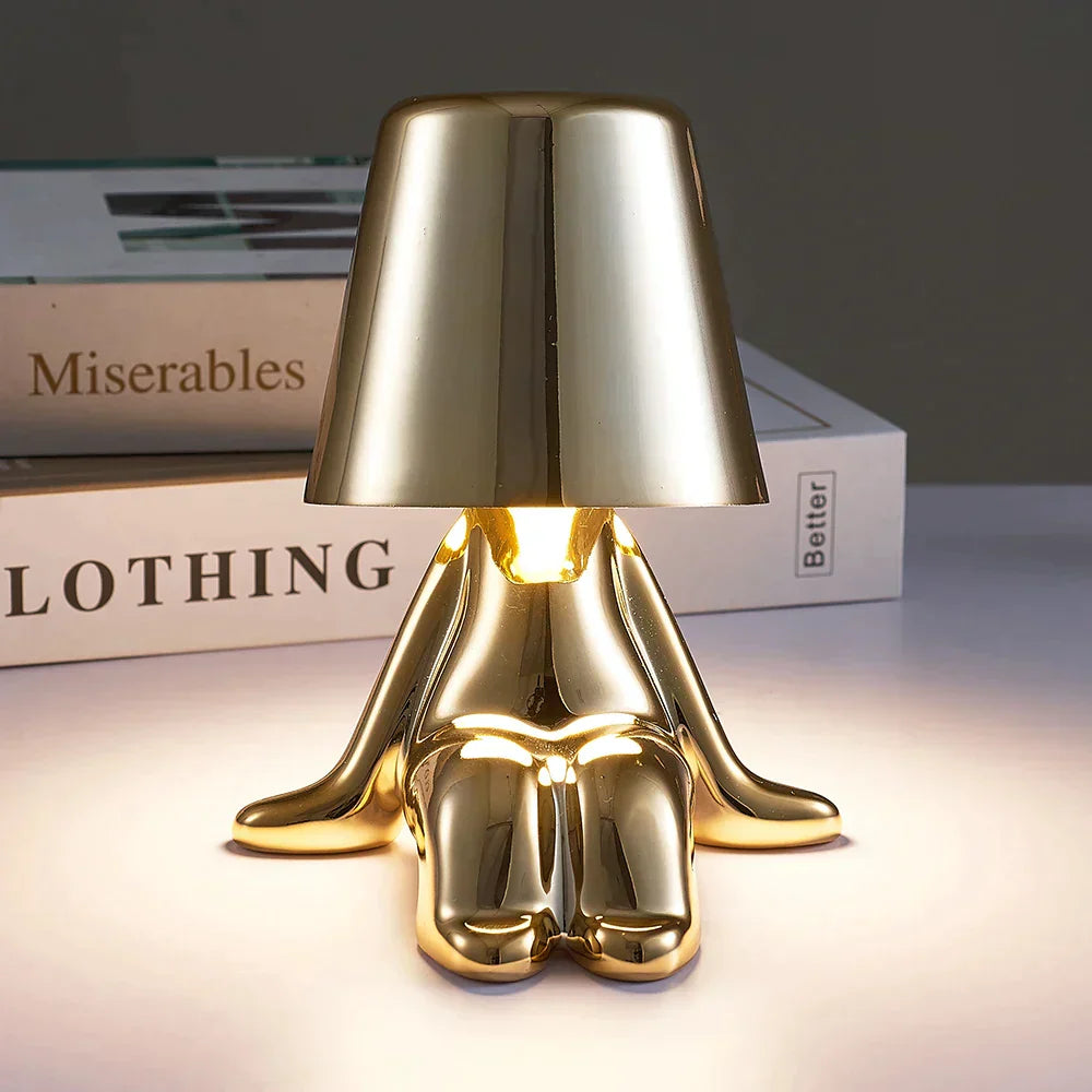 Liten Bordlampe Dimmbar for Soverommet og Hjemmet 13