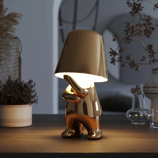 Liten Bordlampe Dimmbar for Soverommet og Hjemmet 15