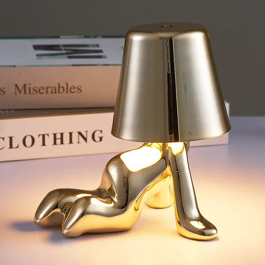 Liten Bordlampe Dimmbar for Soverommet og Hjemmet 16