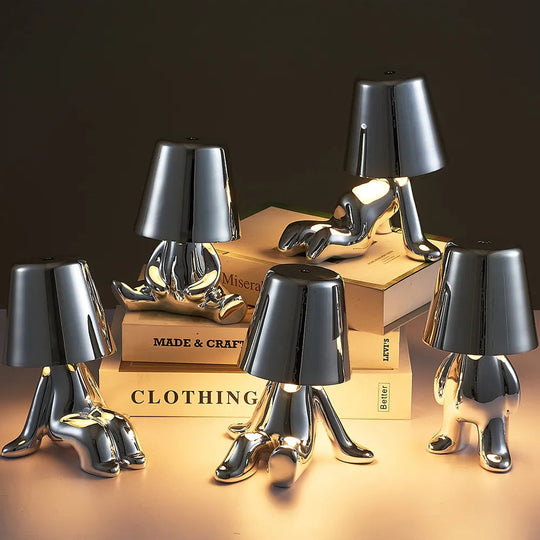 Liten Bordlampe Dimmbar for Soverommet og Hjemmet 3