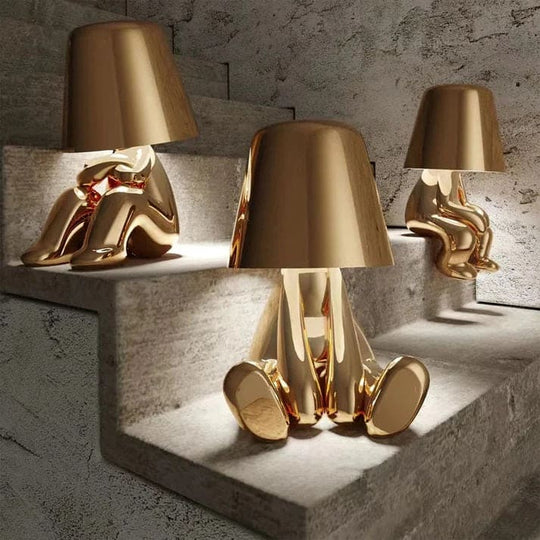 Liten Bordlampe Dimmbar for Soverommet og Hjemmet 4