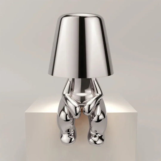 Liten Bordlampe Dimmbar for Soverommet og Hjemmet 7