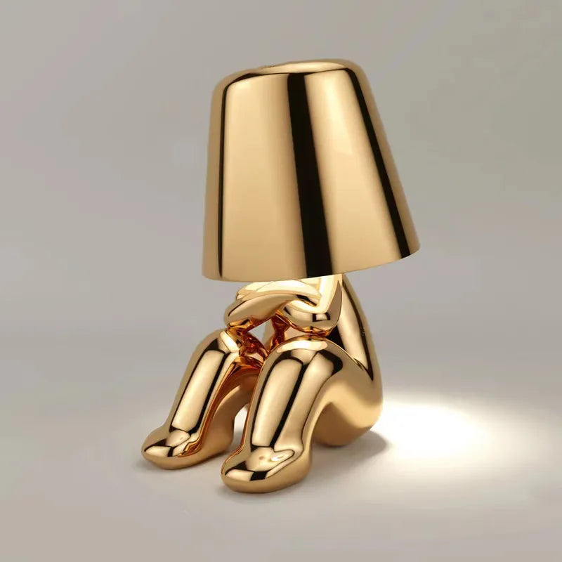 Liten Bordlampe Dimmbar for Soverommet og Hjemmet 8