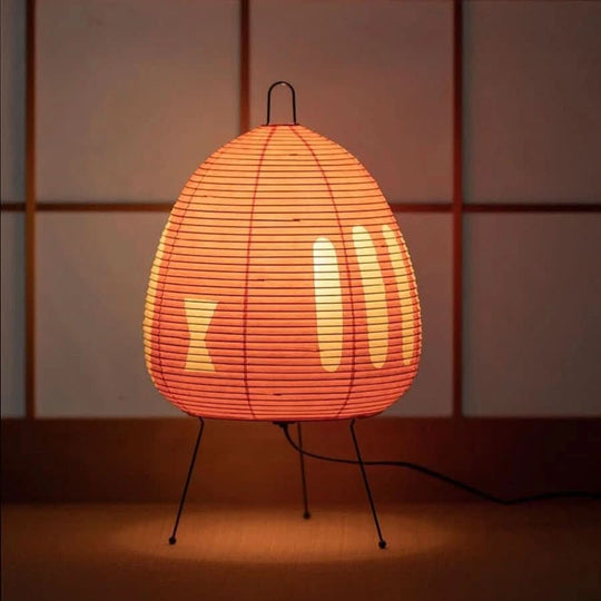 Liten Bordlampe med Japansk Design for Koselig Belysning i Soverommet 11