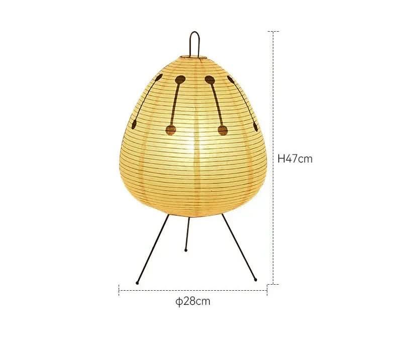 Liten Bordlampe med Japansk Design for Koselig Belysning i Soverommet 5
