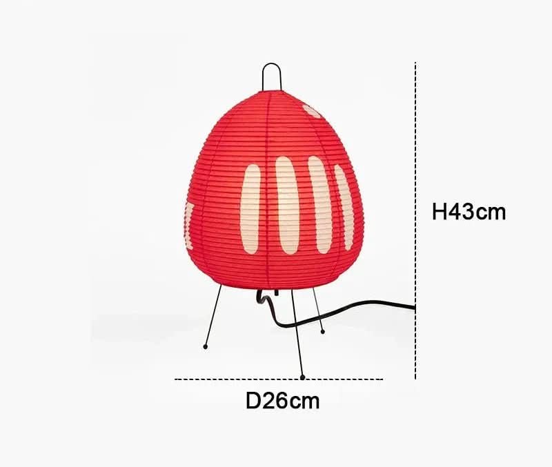 Liten Bordlampe med Japansk Design for Koselig Belysning i Soverommet 7