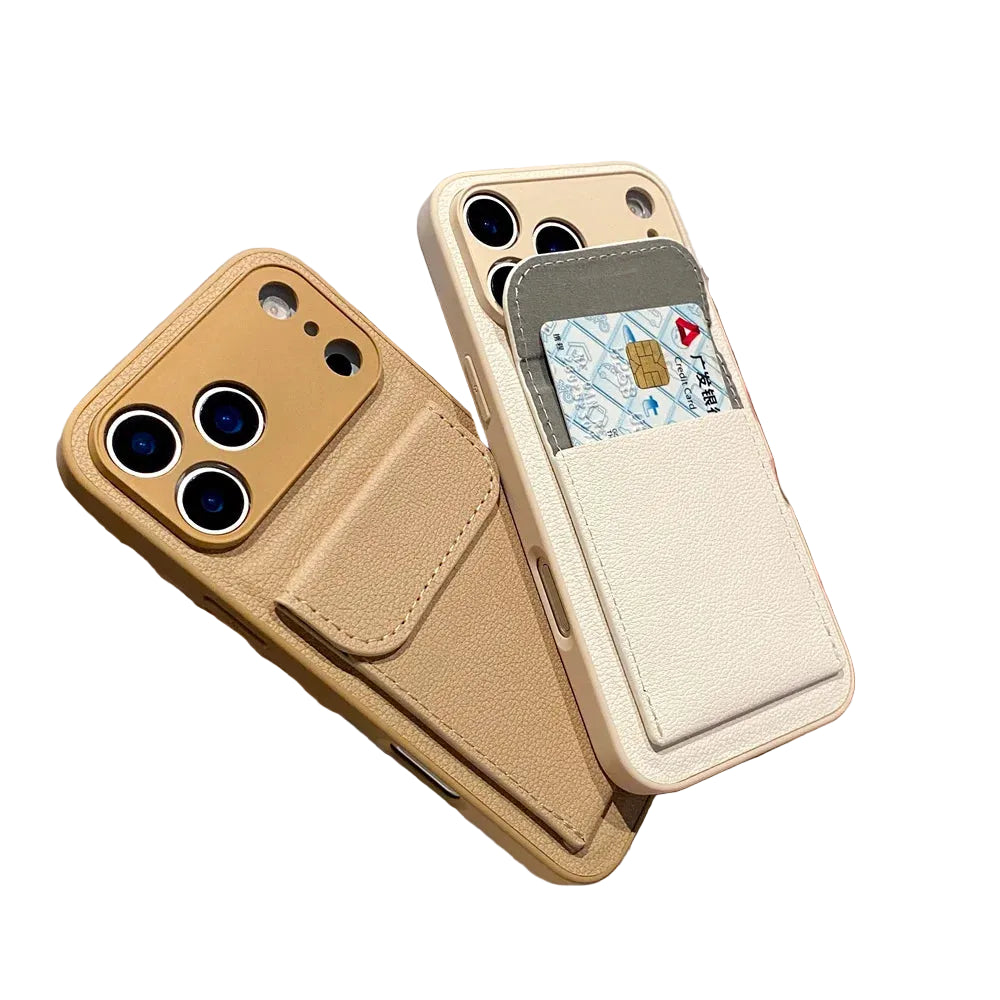 Lommebokveske for iPhone med kortholdere 0