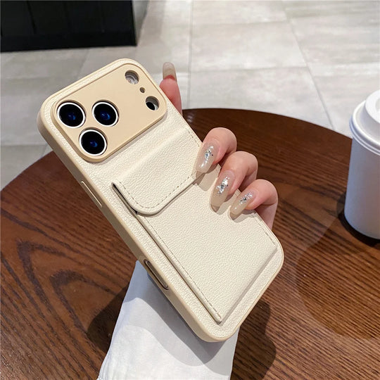 Lommebokveske for iPhone med kortholdere 6