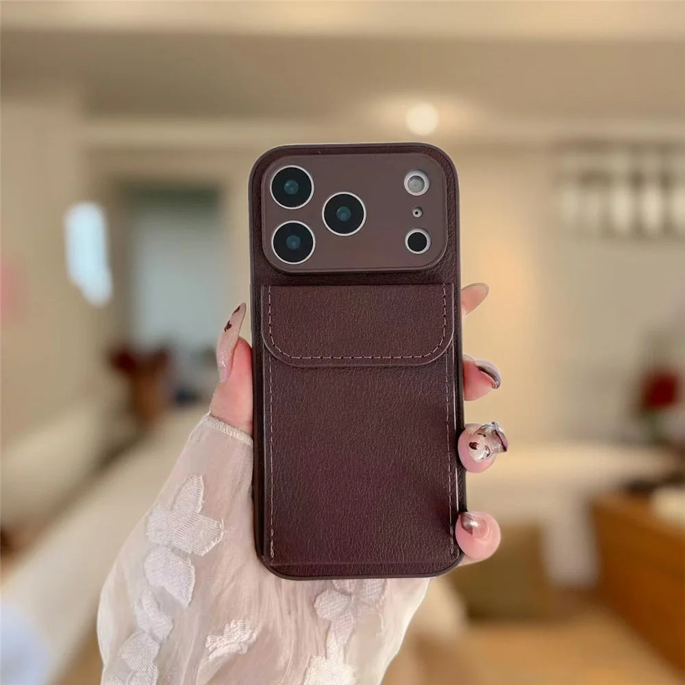 Lommebokveske for iPhone med kortholdere 9