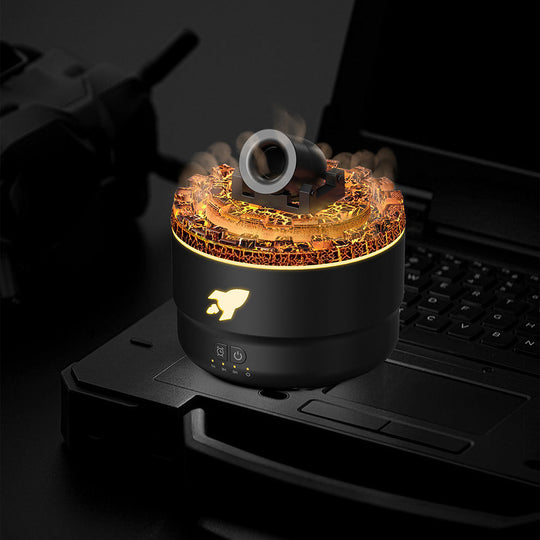 Luftfukter Aroma Diffuser med Nattlys og Lavaeffekt 1