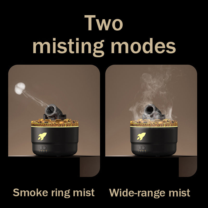 Luftfukter Aroma Diffuser med Nattlys og Lavaeffekt 5