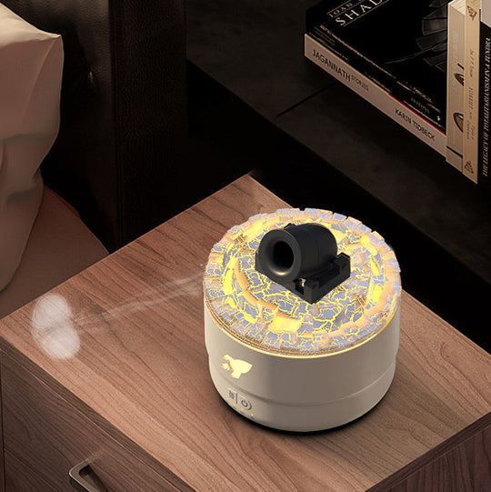 Luftfukter Aroma Diffuser med Nattlys og Lavaeffekt 6