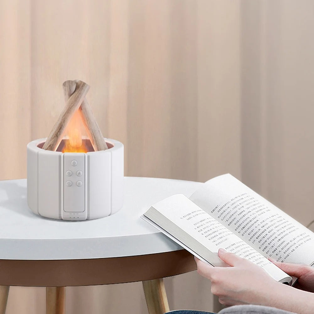 Luftfukter med Simulert Leirbål Design 4